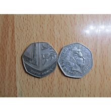 GB 2012 Elizebeth II Decimal 50p Coin