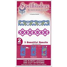 Spellbinders. In Spades Border Die Set. Die Cutting Cardmaking Scrapbooking