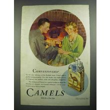 1931 Camels Cigarettes Ad - Companionship