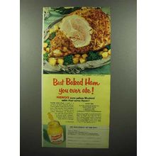 1953 French's Mustard Ad - Best Baked Ham Ever