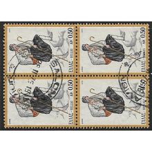 1973 Michel 1133 - fine used (o) - block of 4