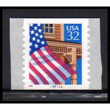 2915A 32c U.S. Flag Over Porch Very Fine MNH CNS 13211A 10x10 P/UL PA2645