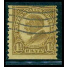 Used 598 1 1/2c Warren Harding Average M09682