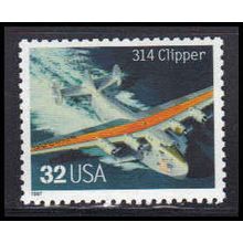 3142r 32c 314 Clipper Fine MNH V2547
