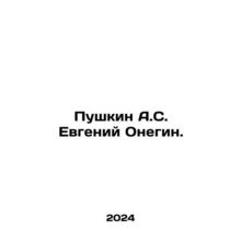 Pushkin A.S. Evgeny Onegin. In Russian /Pushkin A.S. Evgeniy Onegin.