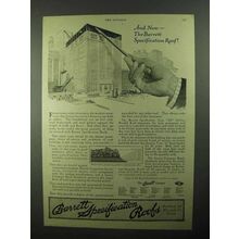 1922 Barrett Specification Roofs Ad - And Now