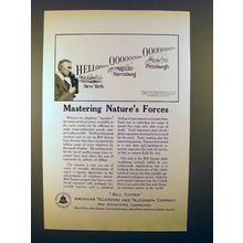1923 AT&T Telephone Ad - Mastering Nature's Forces