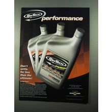 2004 RevTech Pure Motor Oil Ad - Don't Settle For Less