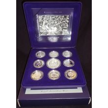 1998 Australia Silver Proof Coin Set Masterpieces in Silver - 20th Century