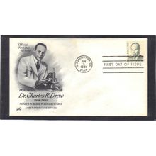 FDC Art Craft 1865 35c Charles Drew (Cachet-U/A) CV00258