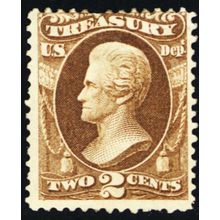O73, Mint HR 2¢ Official Stamp SCV $125.00 - Stuart Katz