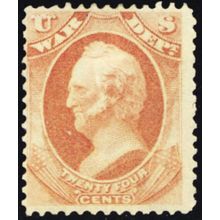 O91, Mint OG HR 24¢ Official Stamp SCV $85.00 ** Stuart Katz