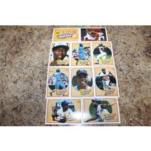1990 upper deck baseball heroes hank aaron hof 10 cards set