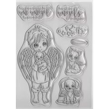 Angel Stamp & Die Set. A6. Die Cutting Stamping Cardmaking Scrapbooking Crafts