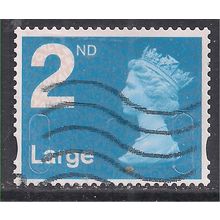 GB 2014 QE2 2nd Large Blue Security Machin used SG U3000 ( C694 )
