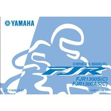 YAMAHA FJR1300S(C) FJR1300AS(C) OWNERS MANUAL 2003 MOTORCYCLE 99 PAGES ENGLISH