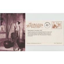 Postcard High Fashion 1920 Evening Dress Hyde Park Hotel Clothes - Nostalgia