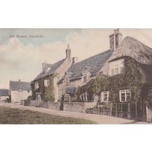 EC298 STANDLAKE, OXON - OLD HOUSES.. PRINTED POSTCARD