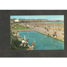 Postcard Yorkshire Bridlington South Sands and Lake