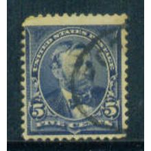 Used 281 5c Ulysses S. Grant Barely Clears M04777
