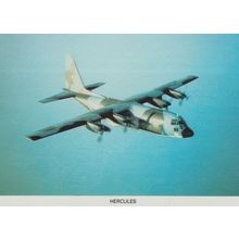 Lockheed Hercules C-130 Plane Aircraft Rare 1970s Postcard