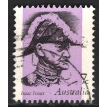 AUSTRALIA 1973: FAMOUS AUSTRALIANS - 7c ISAAC ISAACS USED (G4)