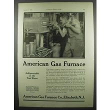 1924 American Gas Furnace Ad - Indispensable