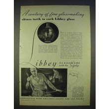 1940 Libbey Glassware Ad - Century of Fine Glassmaking