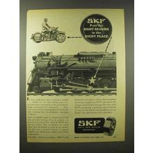 1945 SKF Ball and Roller Bearings Ad - Right Place