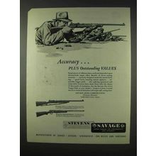 1947 Stevens 416-2 Target Rifle Ad - Accuracy