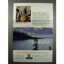 1962 Canada Tourism Ad - Kluane Lake