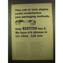 1965 Bostitch Golden Belt Staples Ad - Revolutionize