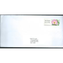 2014 1ST CLASS 'POST & GO' - BRITISH FLORA II (DOG ROSE) ON COVER (EBID4017)
