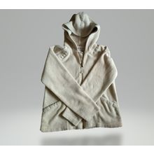 Women's Thick Beige Hoodied Fleece - Size 14 - ( Brand Next )