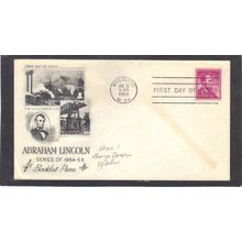 FDC Art Craft 1036 4c Abraham Lincoln BPS (Cachet-Penciled/A) CV42106