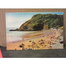 CASWELL BAY, MUMBLES, GOWER PENINSULA, WALES. used postcard 1978 pm #