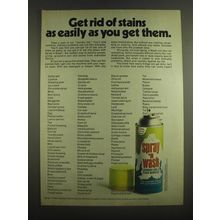 1973 Spray 'n Wash Advertisement - Get rid of stains as easily as you get them