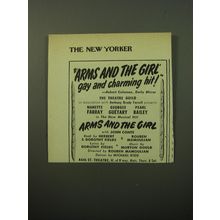 1950 Arms and the Girl Play Ad - Gay and charming hit