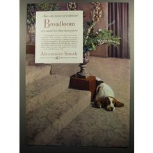 1952 Alexander Smith Broadloom Carpet Advertisement