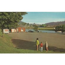 River Usk Brecon Welsh 1970s Bungalow Postcard