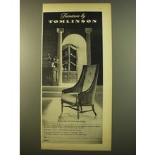 1961 Tomlinson Pavane Assemblage Chair Advertisement