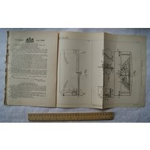 1890 Patent No. 16,609 mitre cutting machine, William R. Kent, Grand Rapids USA
