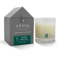 Trapp Signature Home Collection No. 21 Amber & Bergamot Poured Scented Candle, 7