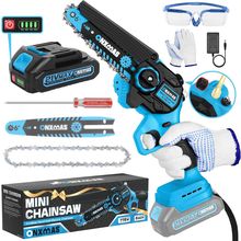 Mini Chainsaw 6 Inch Cordless, Wood Ranger Mini Chainsaw with 21V 2.0Ah Battery,