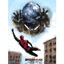 Spider Man Far From Home 49 Poster Canvas Movie Film Print A0 A1 A2 A3 A4 A5 A6