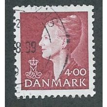 DEN 1997 4.00KR 'QUEEN MARGRETHE II' FINE USED (EBID43-052)