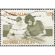 AUSTRALIA, Rehabilitation Therapy, brown 1972, 18c, #5
