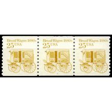 2136 25c Bread Wagon Fine MNH Dry Gum PNC 4/3 W1518