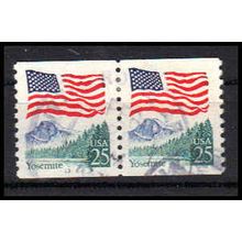 Used 2280a 25c U.S. Flag Very Fine CNP Left 13 PA1085