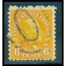 Used 638 6c James Garfield Barely Clears M09285